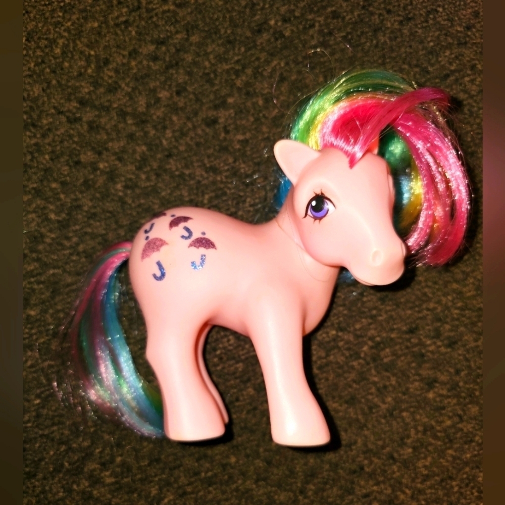 Vintage My Little Pony G1 Parasol 1983 Umbrella Cutie Marks Hasbro - Picture 1 of 5